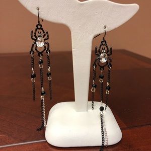 Halloween Spider Earrings